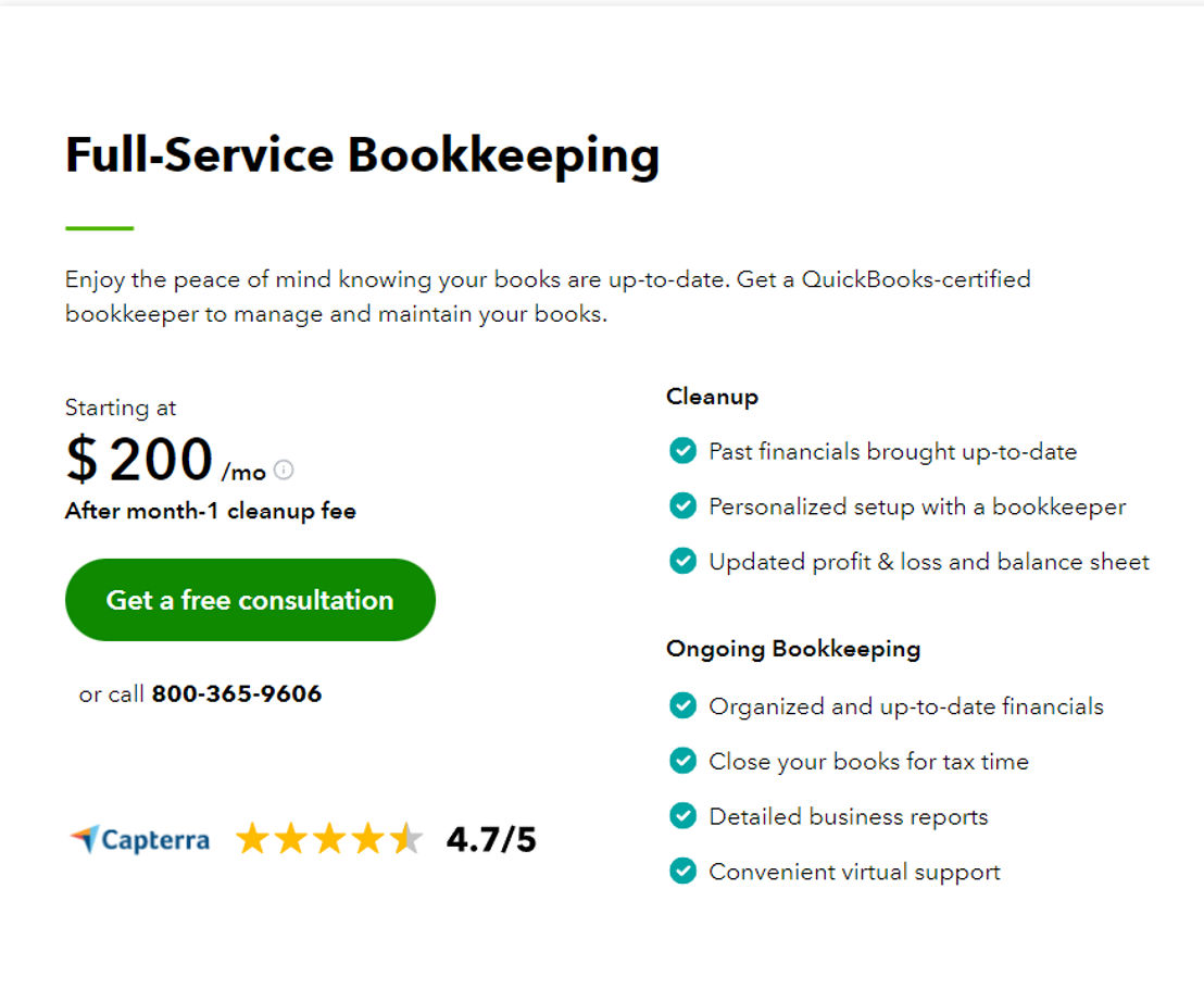 QuickBooks Live pricing 1