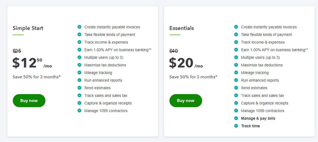 QuickBooks Payments pricing 1