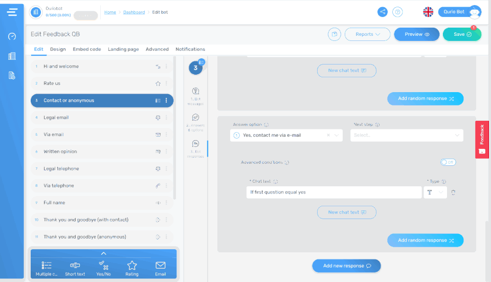 Quriobot screenshot 2