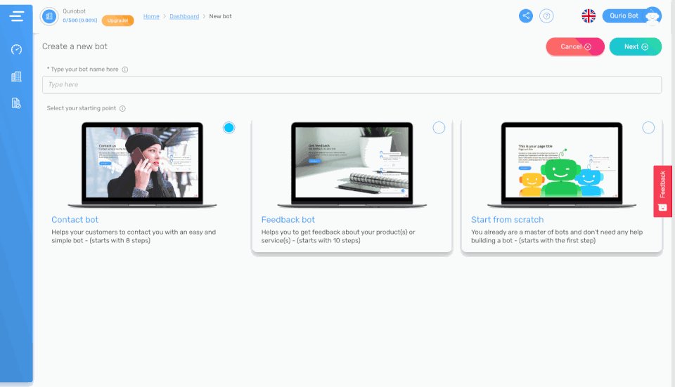 Quriobot screenshot 3