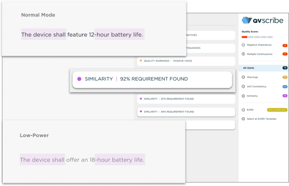 QVscribe screenshot 1
