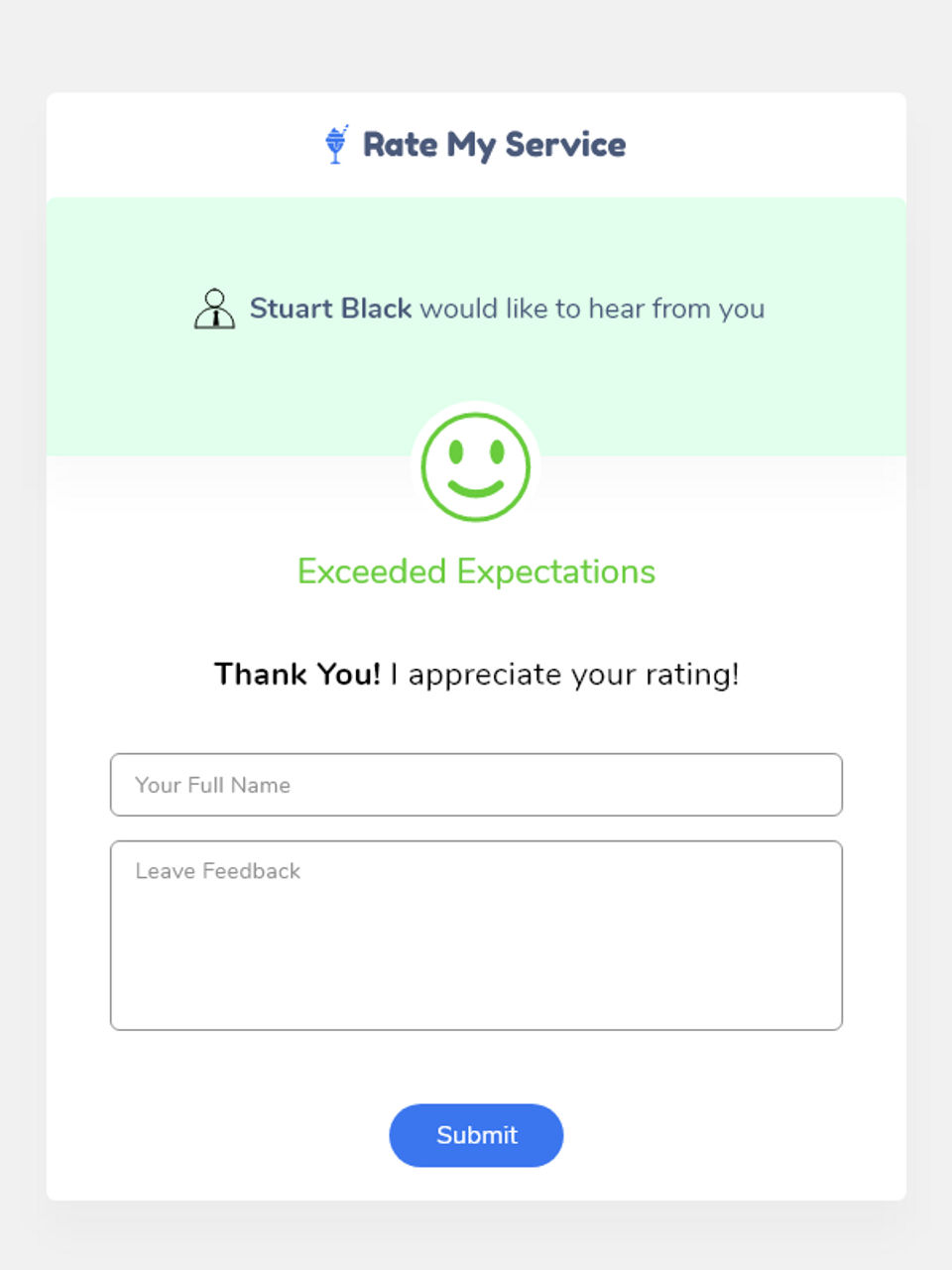 RateMyService screenshot 2