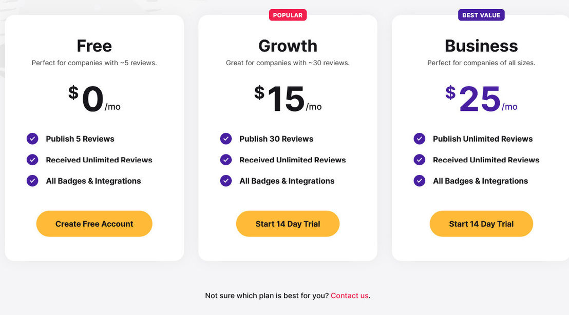 RatePanda pricing 1