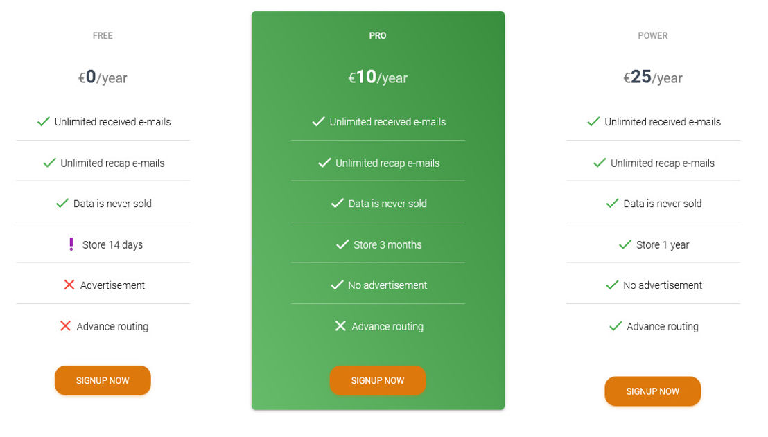 RecapMail screenshot 1