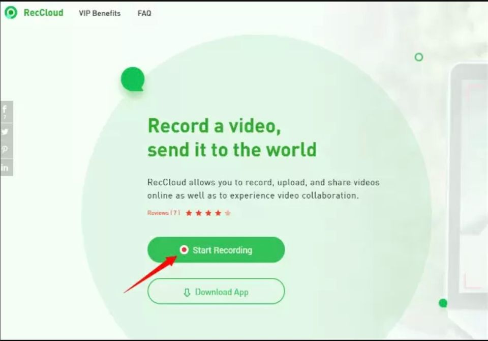 RecCloud screenshot 2