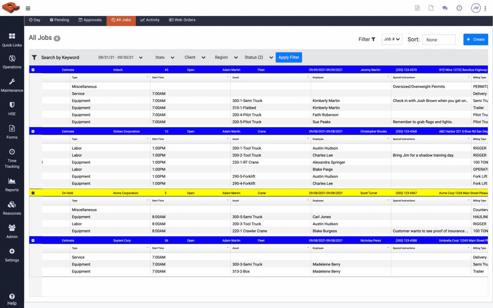 Redlist screenshot 1