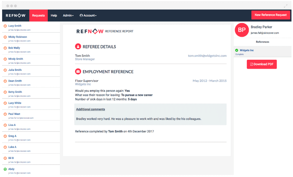 RefNow screenshot 1