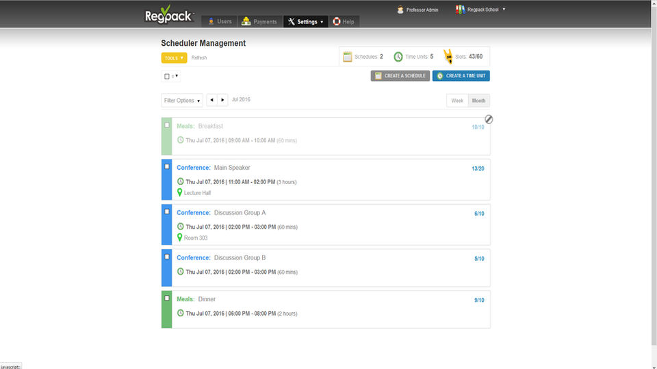 Regpack screenshot 2