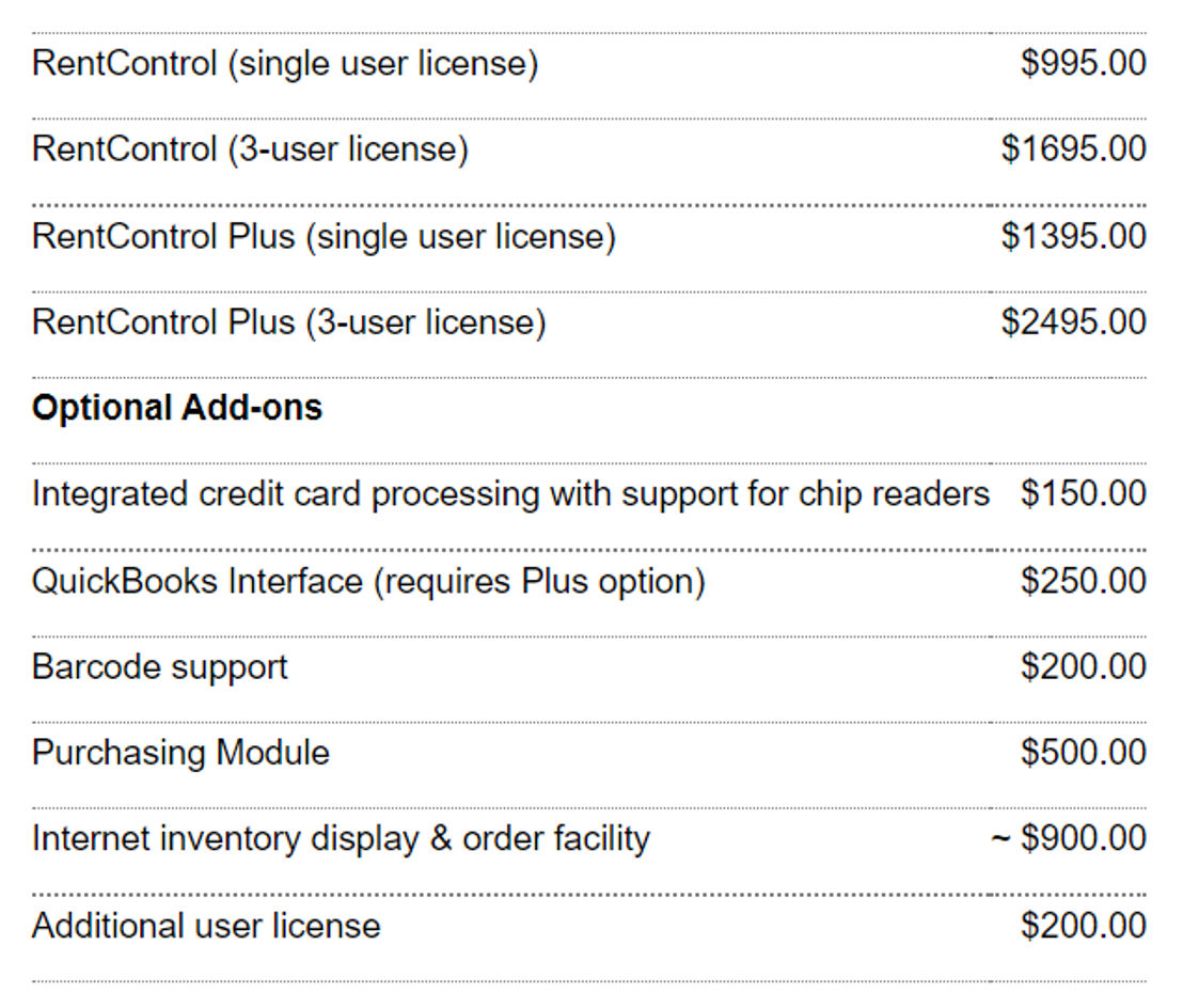 RentControl screenshot 1