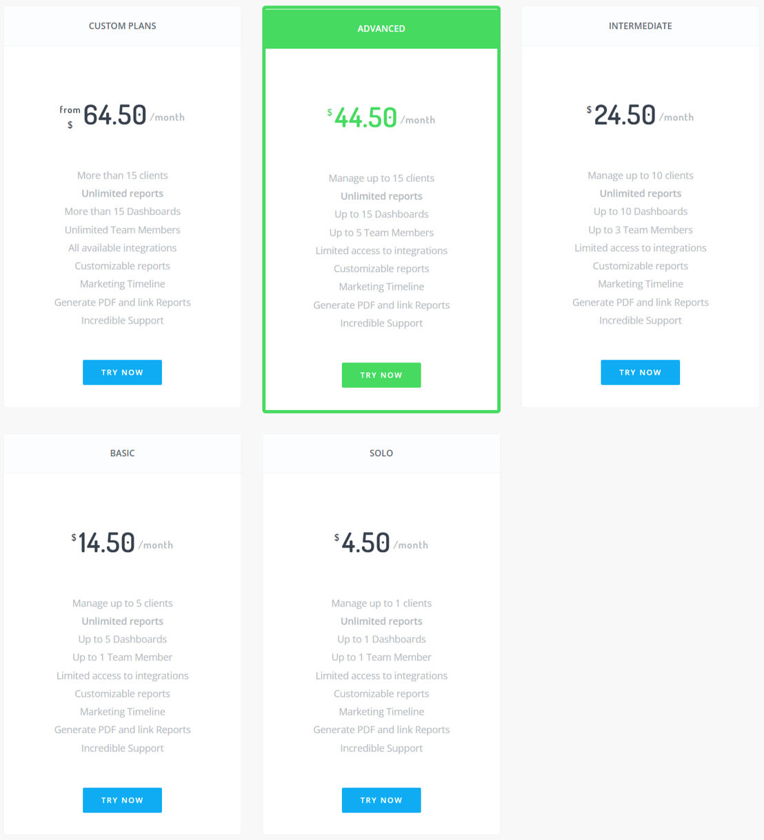 Reportei pricing 1