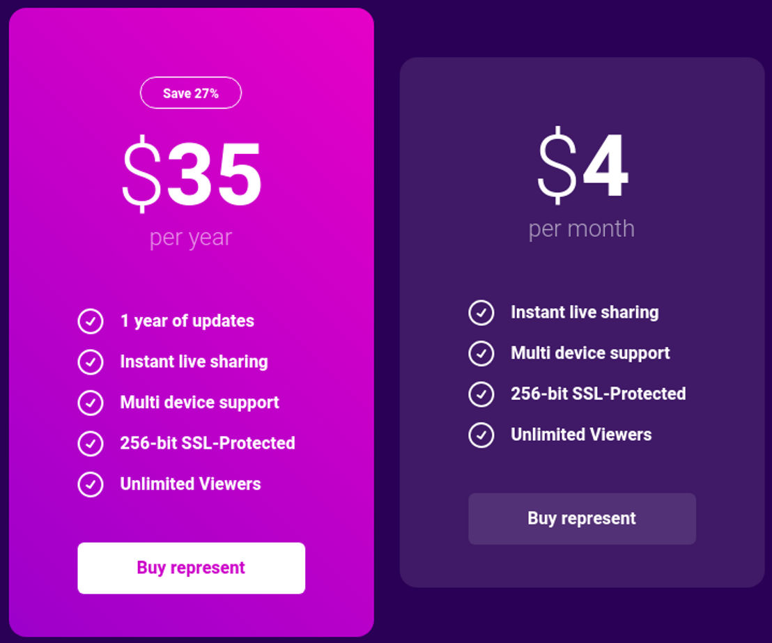 represent screenshot 1