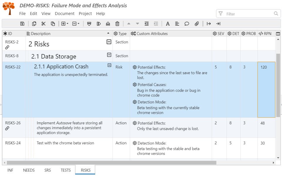 ReqView screenshot 3
