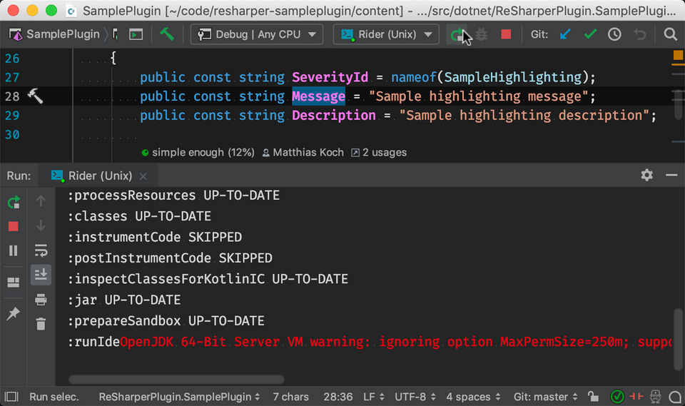 ReSharper screenshot