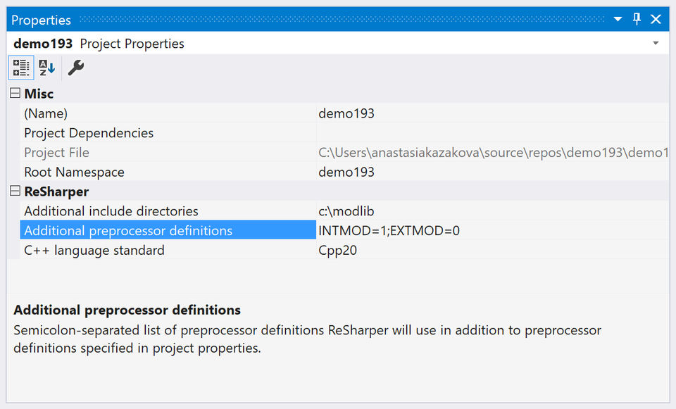 ReSharper screenshot