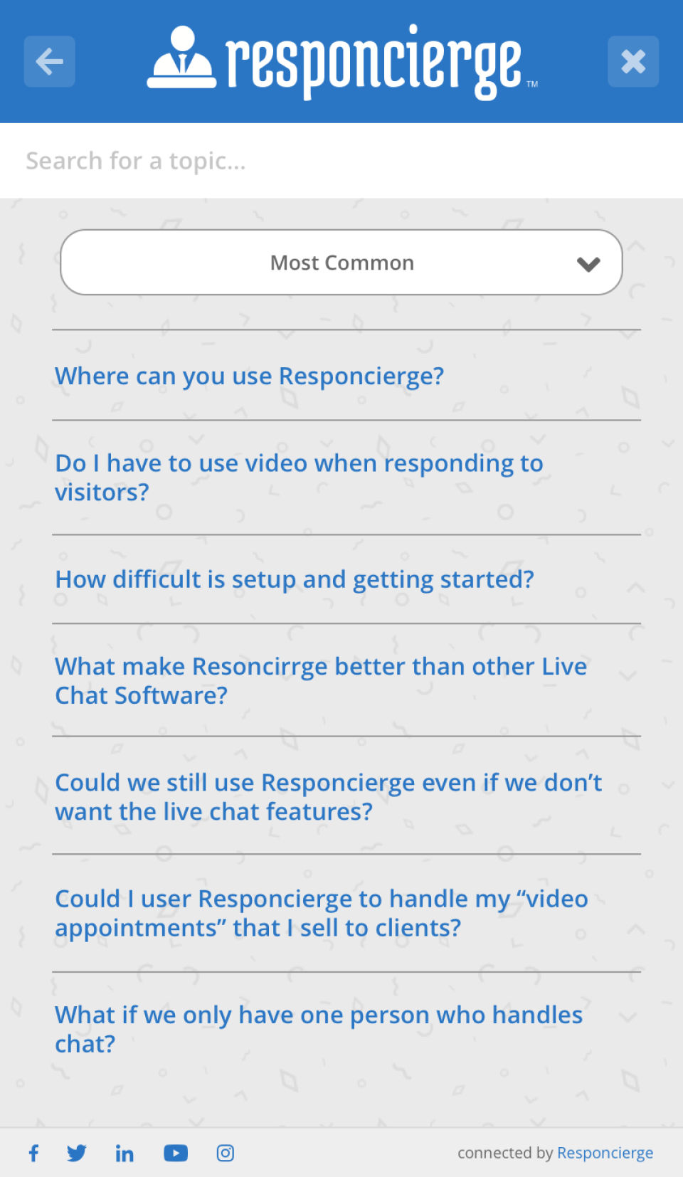 Responcierge screenshot 2