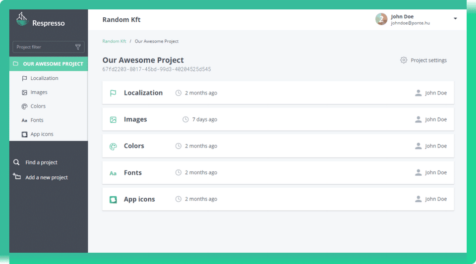 Respresso screenshot 2