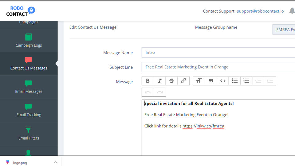 Robo Contact screenshot 1