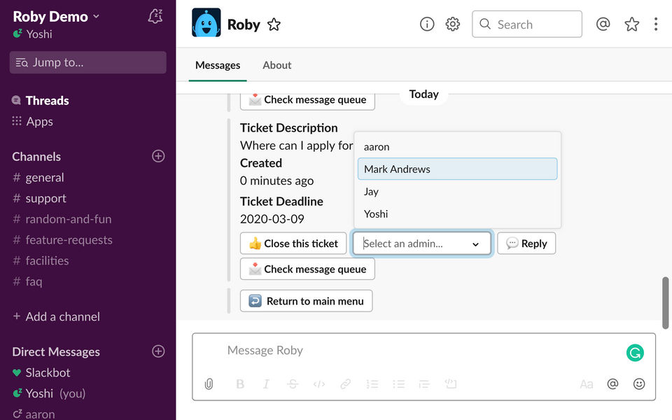 Roby screenshot 4