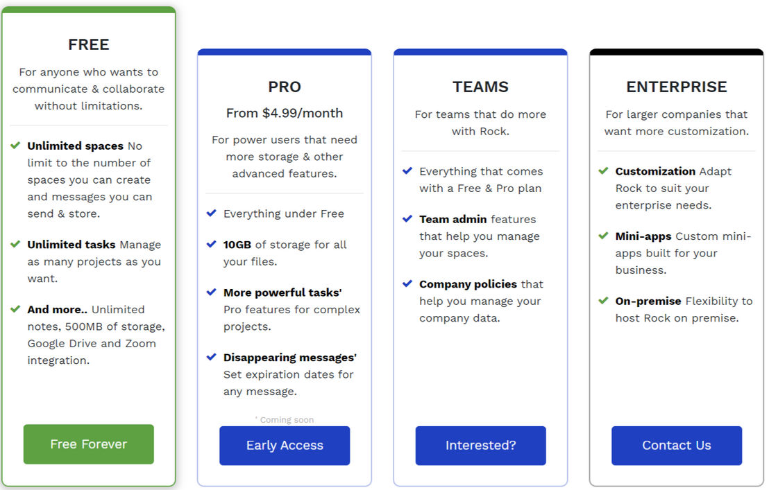 Rock pricing 1