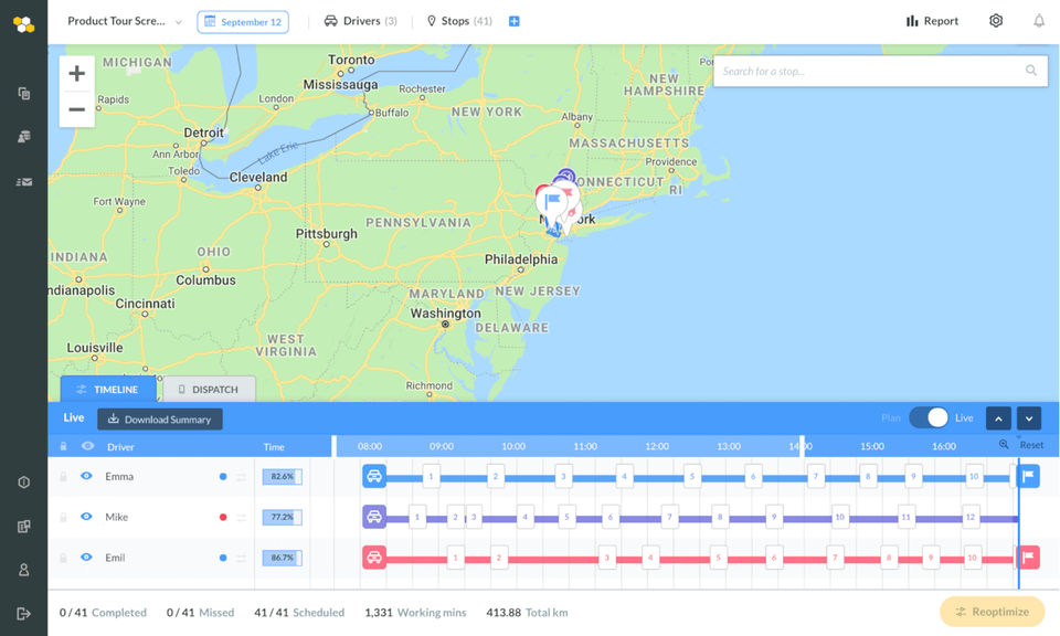Routific screenshot 2