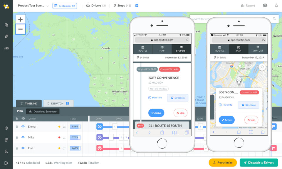 Routific screenshot 4