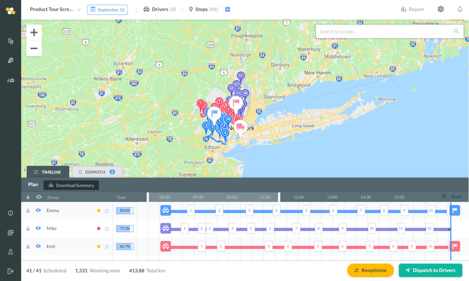 Routific screenshot 1