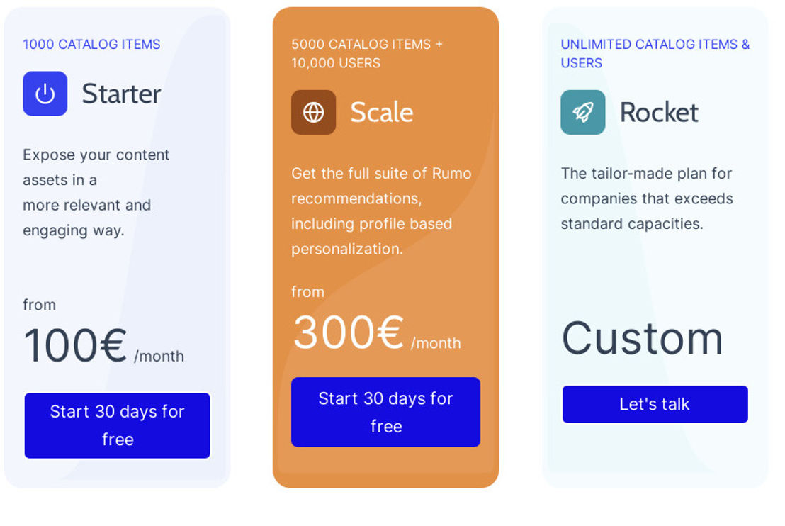 Rumo pricing 1