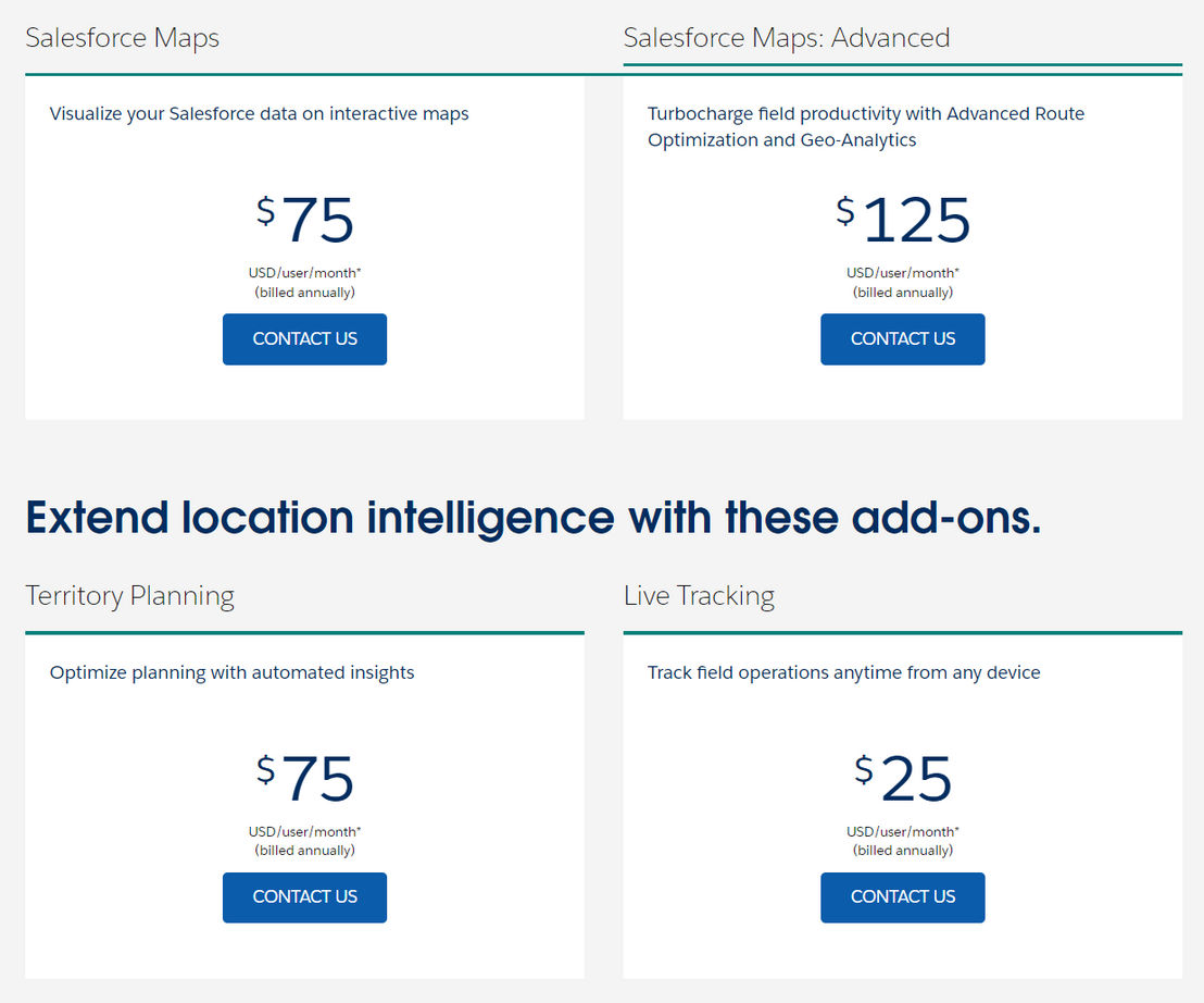 Salesforce Maps screenshot 1