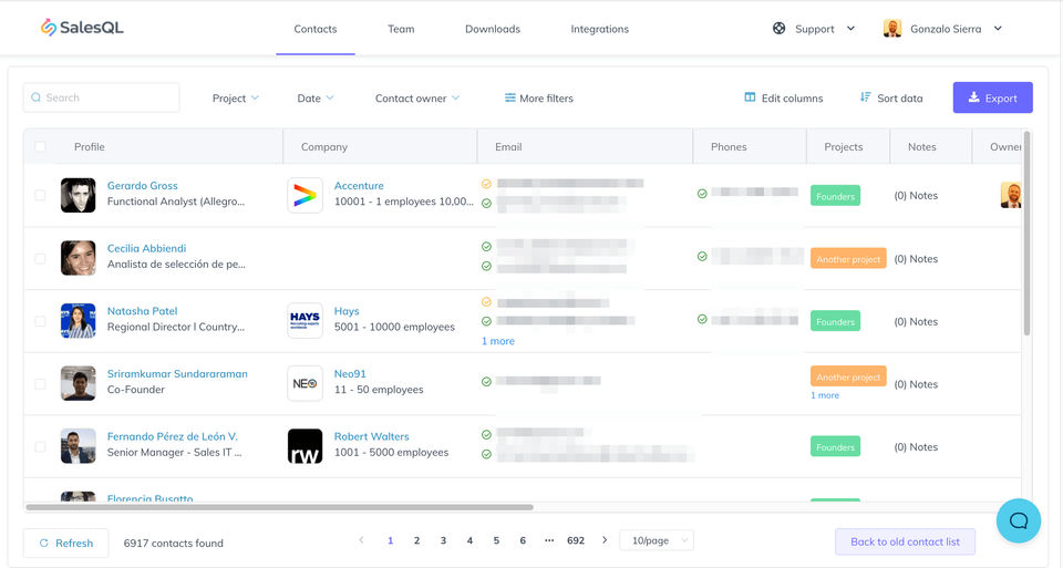 SalesQL screenshot 3