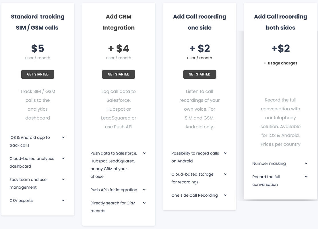 Salestrail pricing 1