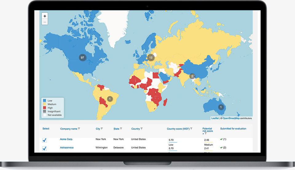 SAP Ariba Supplier Risk Management screenshot 2