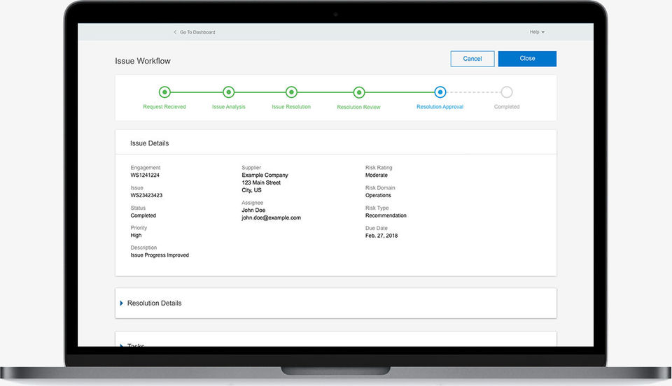 SAP Ariba Supplier Risk Management screenshot 3