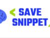 SaveSnippet logo