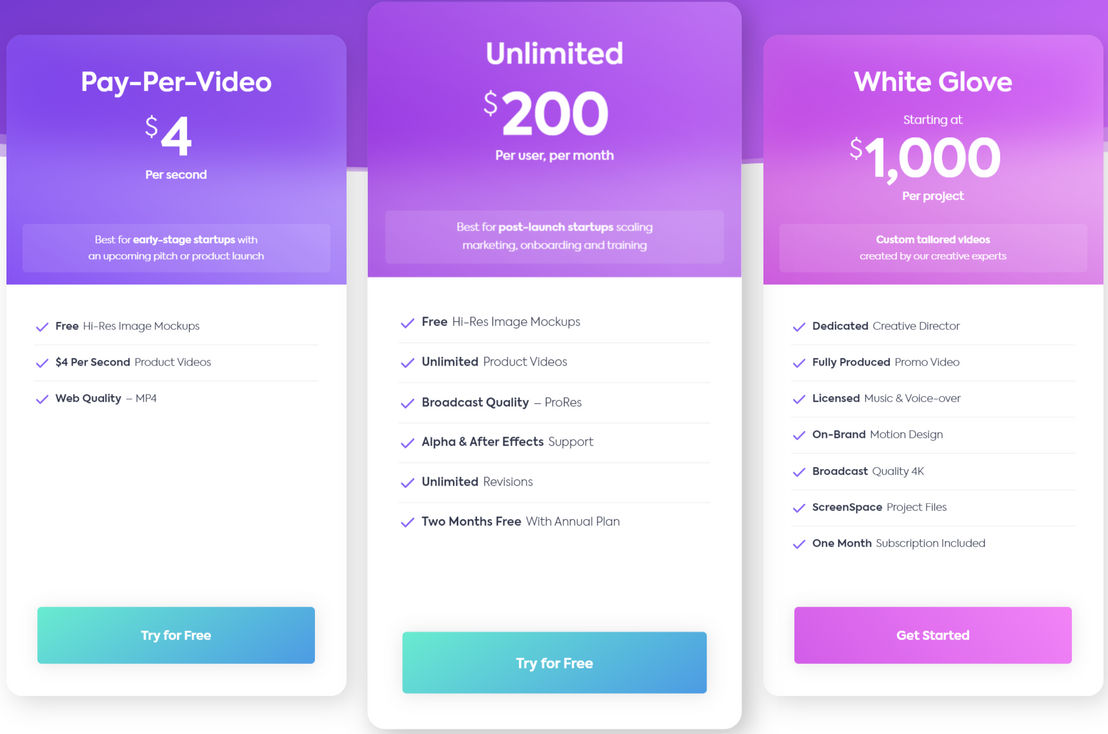 ScreenSpace pricing 1