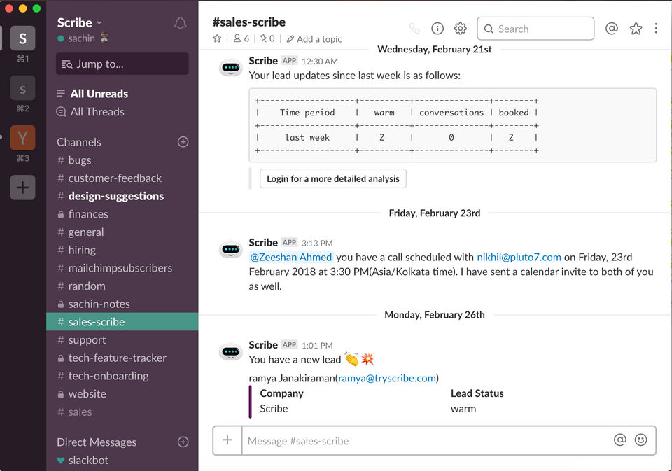 Scribe screenshot 1