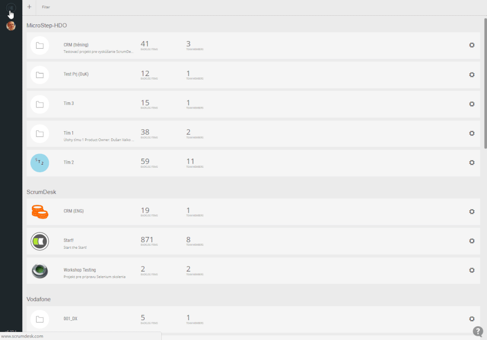 ScrumDesk screenshot 1