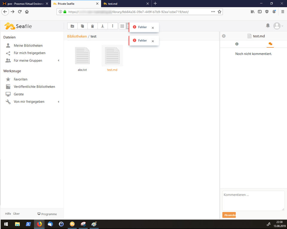 Seafile screenshot 4