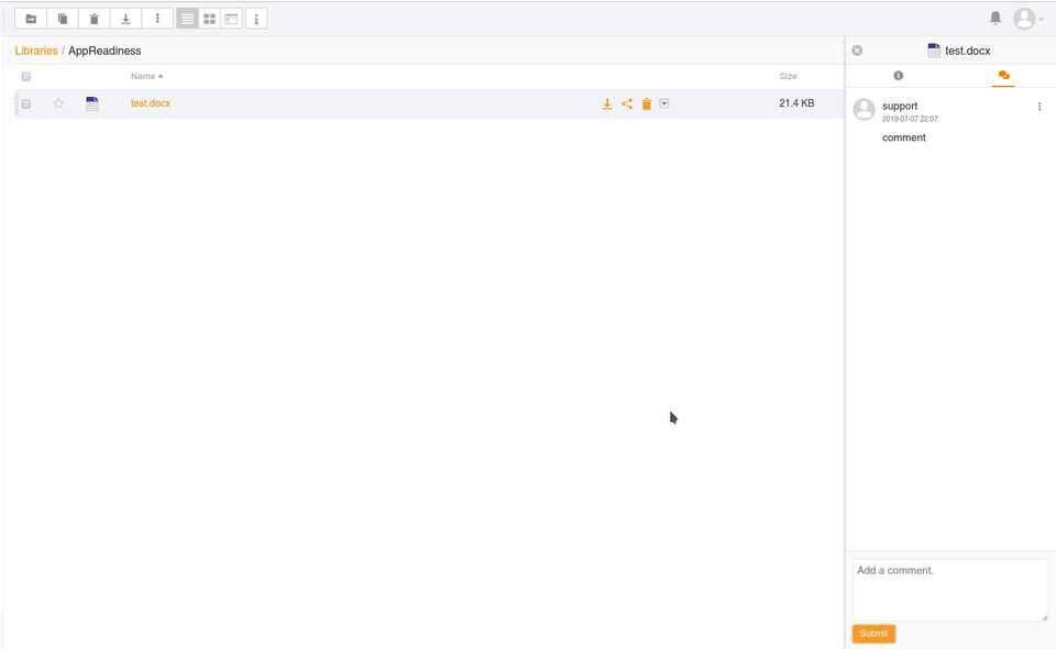 Seafile screenshot 3