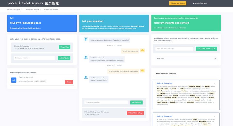 Second Intelligence screenshot 2