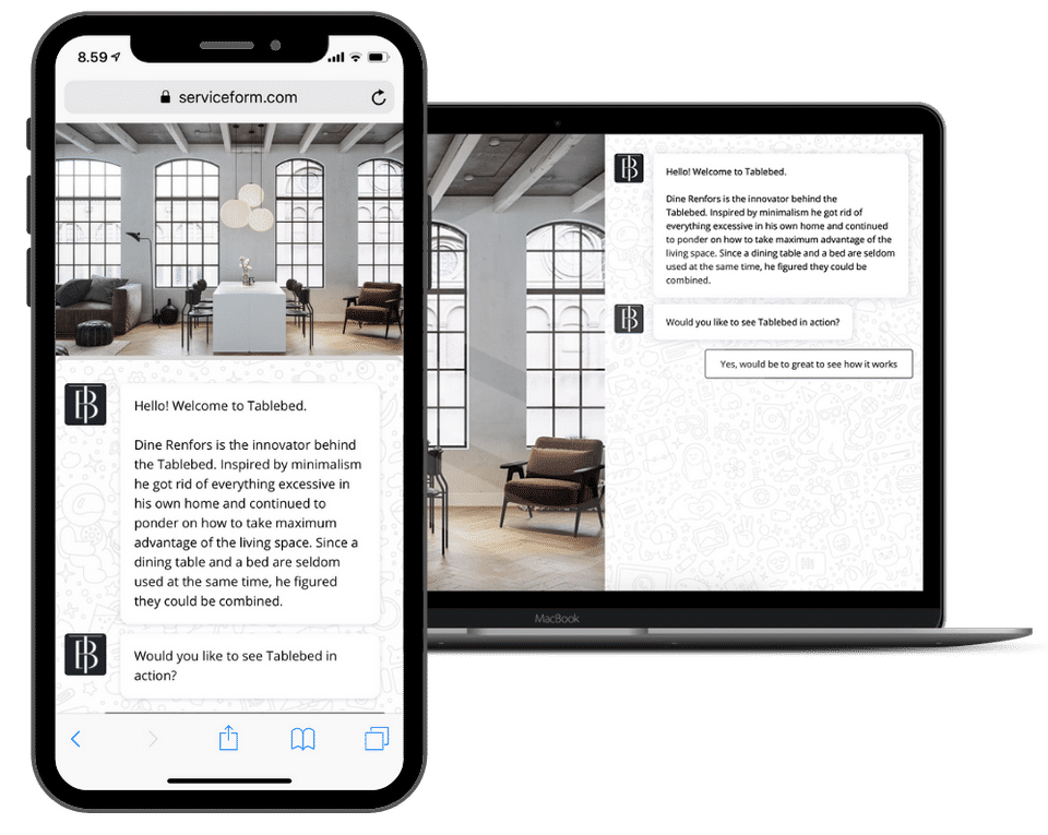 Serviceform screenshot 2