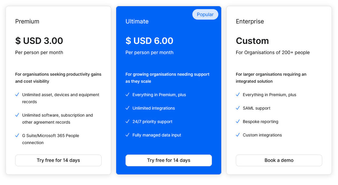 Setyl pricing 1