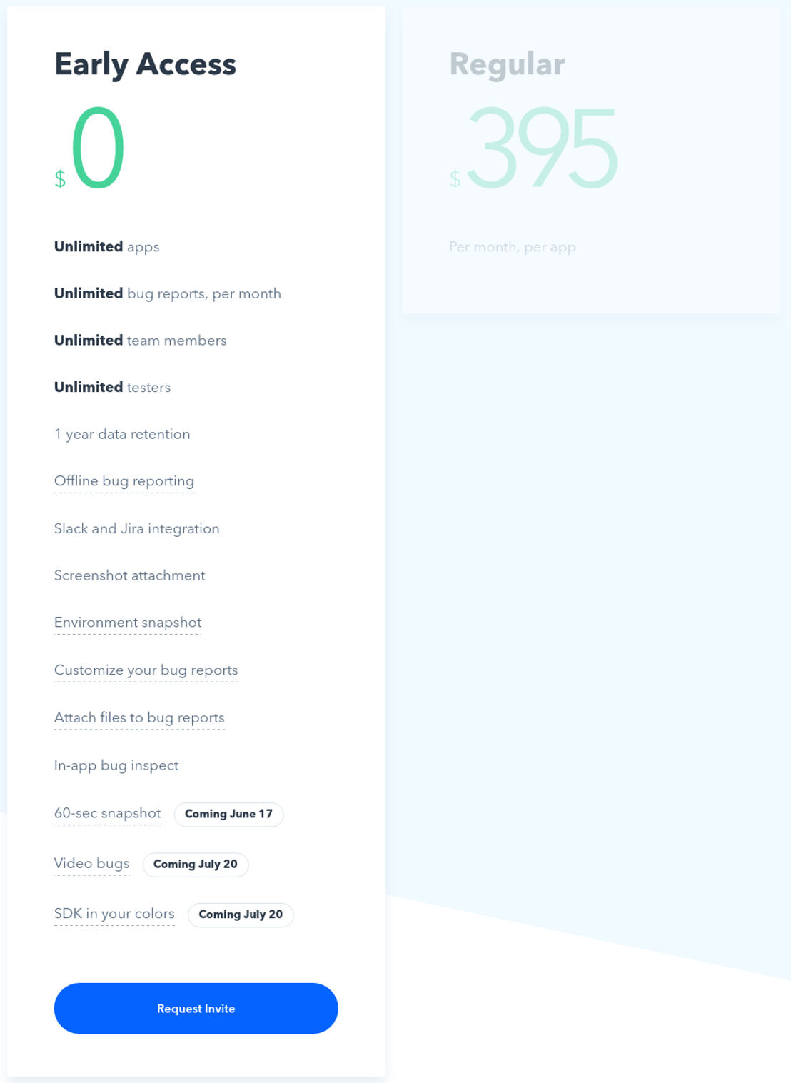 Shake pricing 1