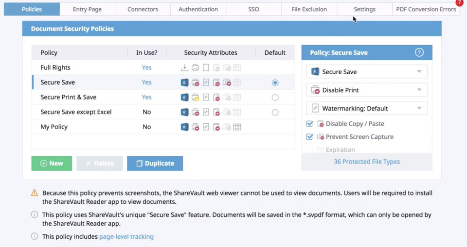 ShareVault screenshot 2
