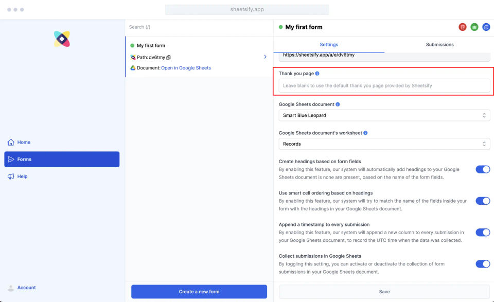 Sheetsify screenshot 1