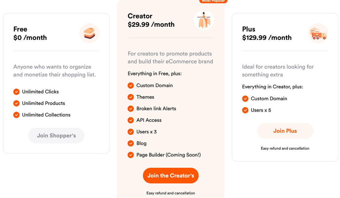 Shopper.com pricing 2