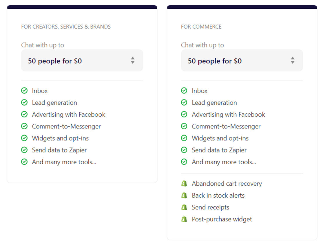 ShopPop pricing 1