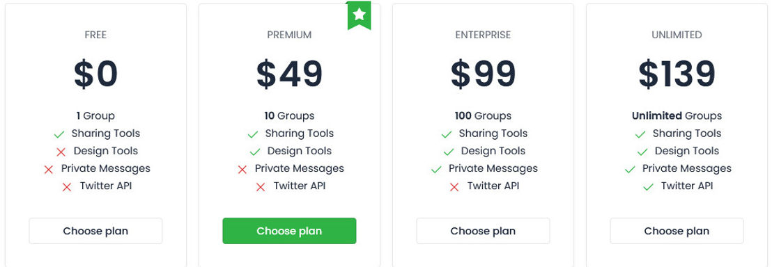Signupster pricing 1