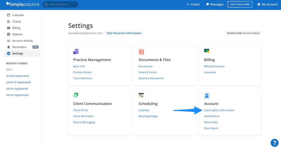 SimplePractice screenshot 3