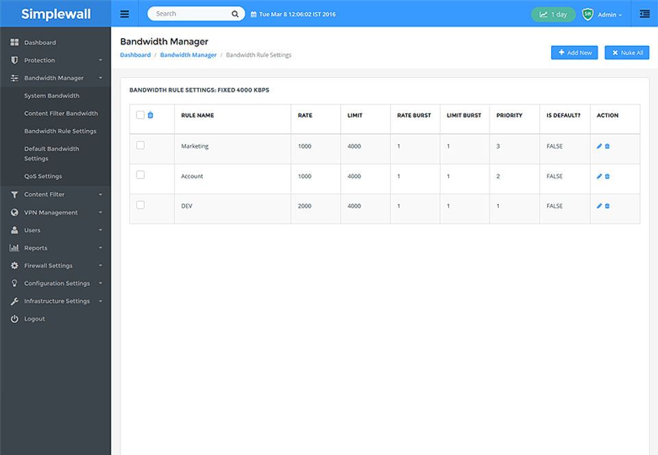 Simplewall screenshot 1