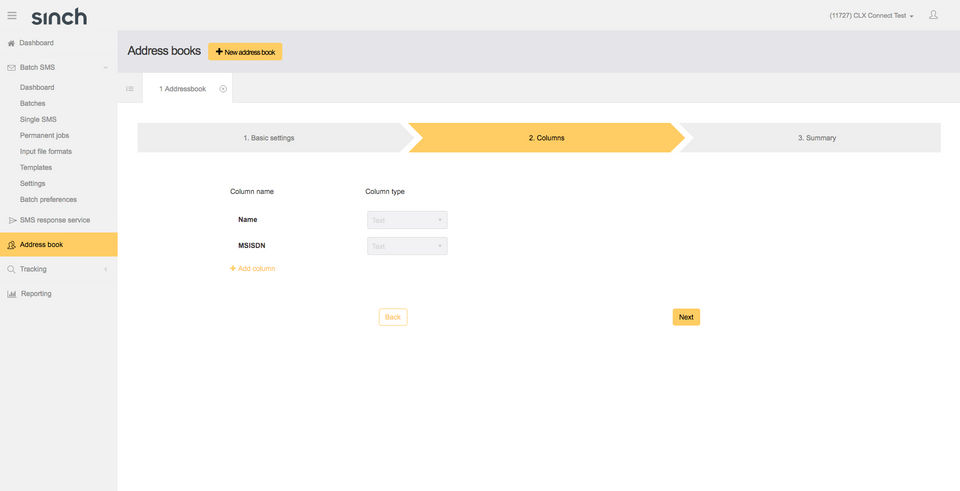 Sinch screenshot 2